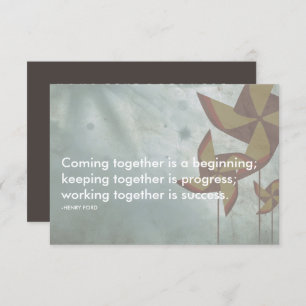 henry ford Succesquote Kaart