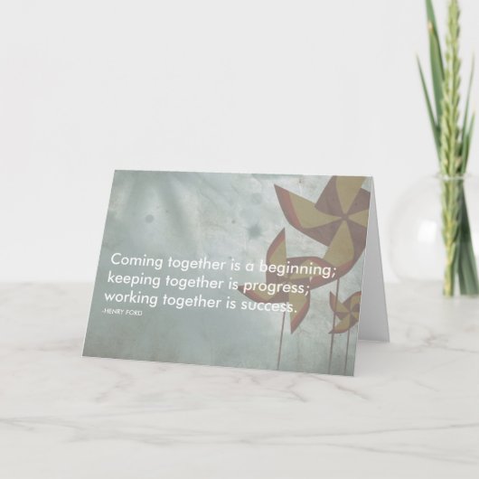 henry ford Succesquote Kaart (Voorkant)