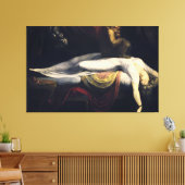 Henry Fuseli De nachtmerrie Canvas Afdruk (Insitu (Woonkamer))