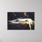 Henry Fuseli De nachtmerrie Canvas Afdruk (Voorkant)