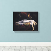 Henry Fuseli De Nachtmerrie Schilderij Canvas Art (Insitu (Houten vloer))