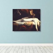 Henry Fuseli - The Nightmare Canvas Afdruk (Insitu (Houten vloer))