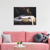 Henry Fuseli - The Nightmare Canvas Afdruk (Insitu (Woonkamer))
