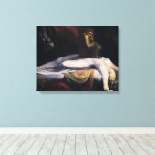 Henry Fuseli - The Nightmare Canvas Afdruk (Insitu (Houten vloer))