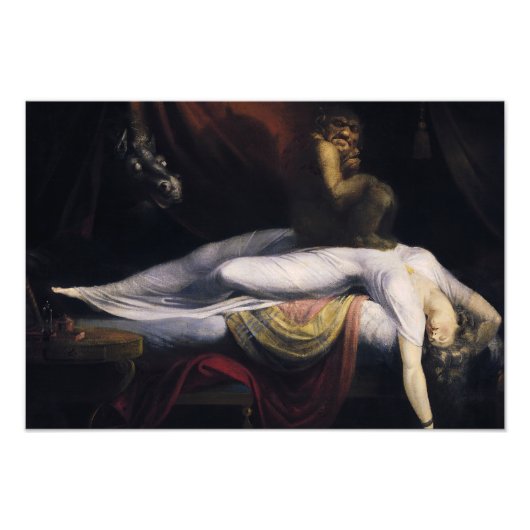 Henry Fuseli - The Nightmare Foto Afdruk (Voorkant)