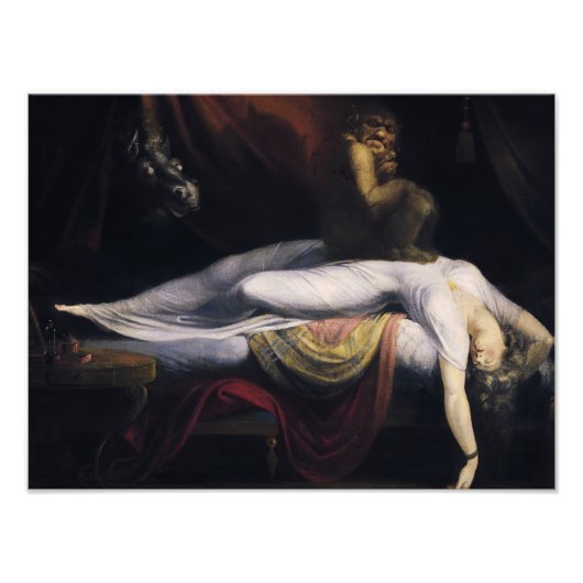 Henry Fuseli - The Nightmare Foto Afdruk (Voorkant)
