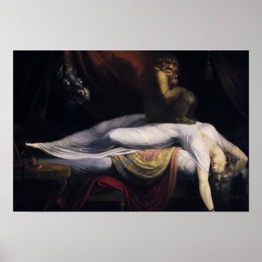 Henry Fuseli - The Nightmare Poster (Voorkant)