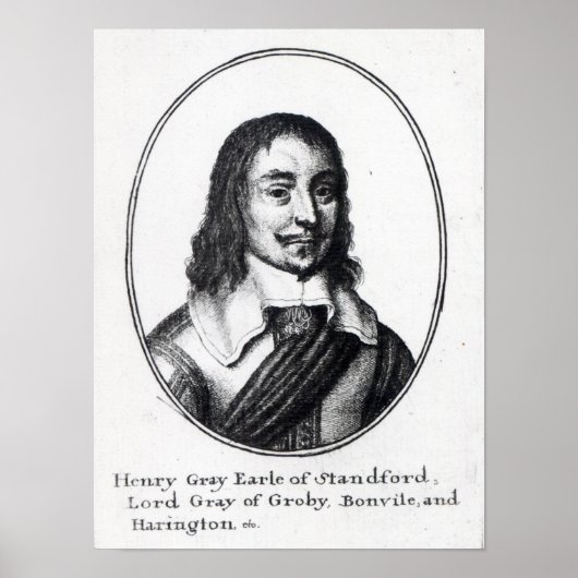 Henry Gray, 1st Earl Stamford Poster (Voorkant)