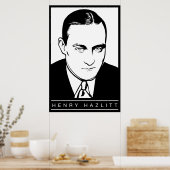 Henry Hazlitt Poster (Keuken)