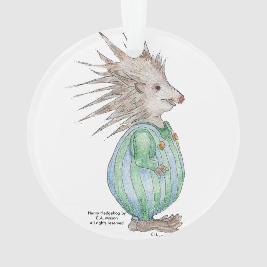 Henry Hedegel kerstversient Ornament (achterkant)