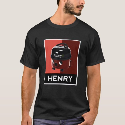 Henry Hoover Pop Art Design T-shirt (Voorkant)