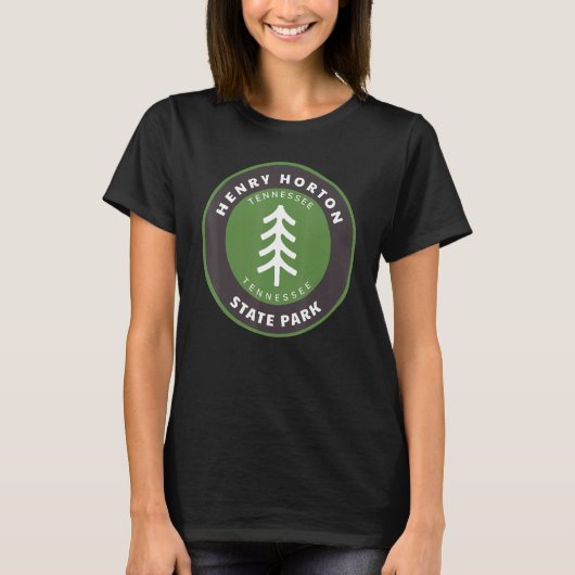 Henry Horton State Park Tennessee Tn Forest Badge T-shirt (Voorkant)