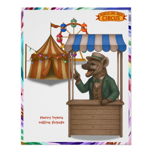 Henry hyena marktkoopman perfect poster (Voorkant)