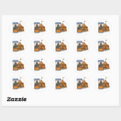 Henry hyena marktkoopman ronde sticker (Vel)