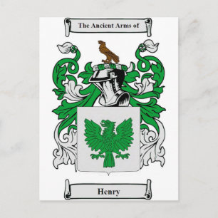 Henry (Iers) wapenschild Briefkaart