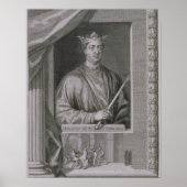 Henry II (1133-89) King of England from 1154, from Poster (Voorkant)