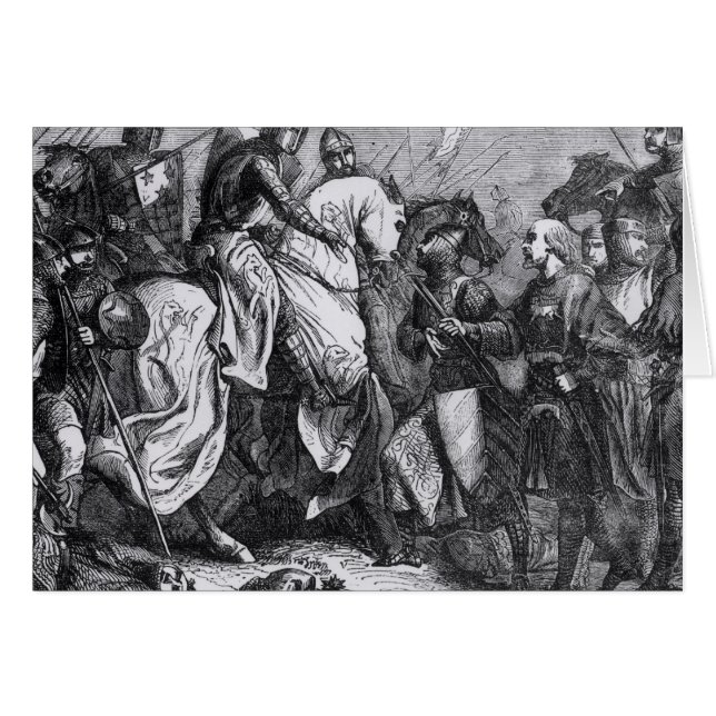 Henry III bij de strijd om Lewes, 14 mei 1264 (Voorkant Horizontaal)