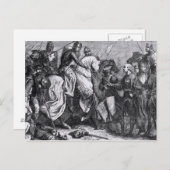 Henry III bij de strijd om Lewes, 14 mei 1264 Briefkaart (Voorkant / Achterkant)