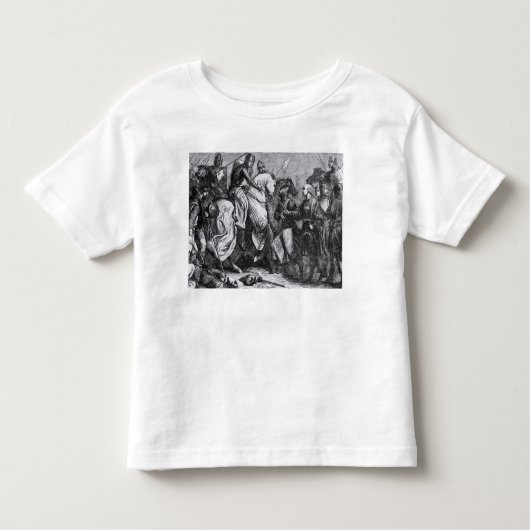 Henry III bij de strijd om Lewes, 14 mei 1264 Kinder Shirts (Voorkant)
