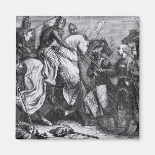 Henry III bij de strijd om Lewes, 14 mei 1264 Magneet