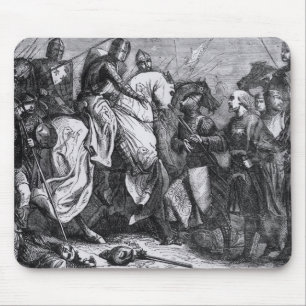 Henry III bij de strijd om Lewes, 14 mei 1264 Muismat