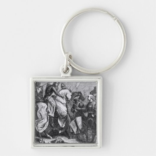 Henry III bij de strijd om Lewes, 14 mei 1264 Sleutelhanger (Voorkant)