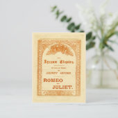 Henry Irving's Romeo & Juliet Briefkaart (Staand voorkant)