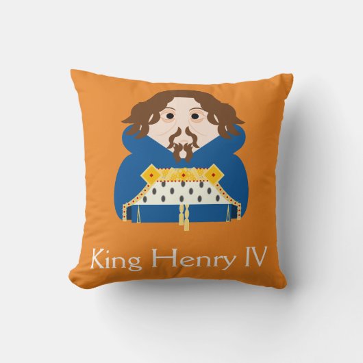 Henry IV, House of Lancaster King of England Kussen (Voorkant)