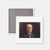 Henry James "Apen & Katten" Wijsheid Citaat Gesche Magneet (Voorkant / Achterkant)