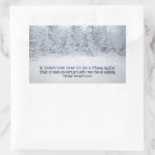 Henry Longfellow Inspirerend citaat "Doe het goed" Rechthoekige Sticker (Tas)