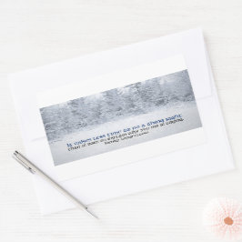 Henry Longfellow Inspirerend citaat "Doe het goed" Rechthoekige Sticker
