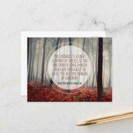 Henry Longfellow Inspirerend citaat volharding Briefkaart