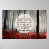 Henry Longfellow Inspirerend citaat volharding Poster (Voorkant)