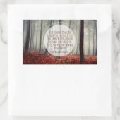 Henry Longfellow Inspirerend citaat volharding Rechthoekige Sticker (Tas)