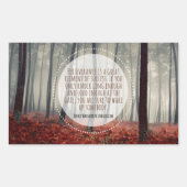 Henry Longfellow Inspirerend citaat volharding Rechthoekige Sticker (Voorkant)