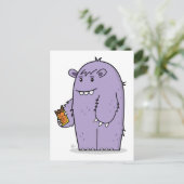 Henry Loves Chocolate - Briefkaart (Staand voorkant)