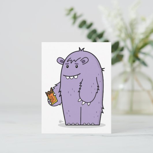 Henry Loves Chocolate - Briefkaart (Staand voorkant)