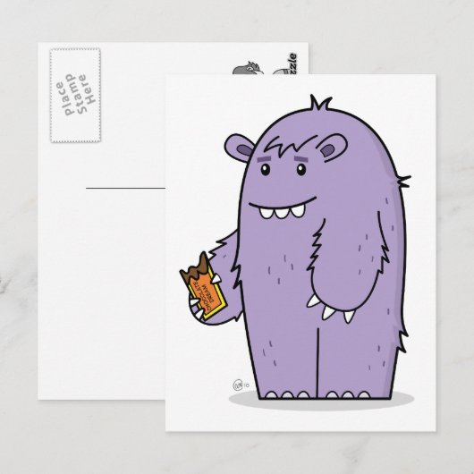 Henry Loves Chocolate - Briefkaart (Voorkant / Achterkant)