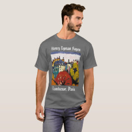 Henry Lyman Sayen die het Landschap Parijs T-Shirt