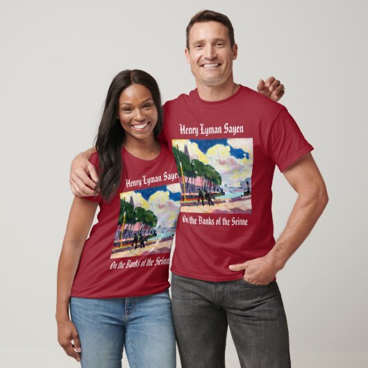 Henry Lyman Sayen over de banken van de Seinne T-shirt (Unisex)