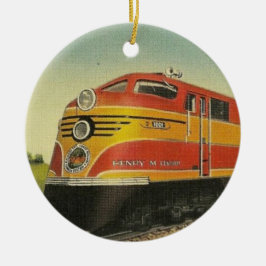 Henry M Flagler Locomotief Keramisch Ornament