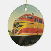 Henry M Flagler Locomotief Keramisch Ornament (Links)