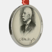 Henry M. Flagler Metalen Ornament (Rechts)