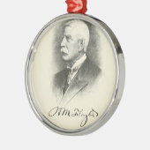 Henry M. Flagler Metalen Ornament (Links)