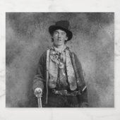 Henry McCarty, Billy de Vogelvrijverklaarde Kid va Likeurfles Etiket (Enkel label)