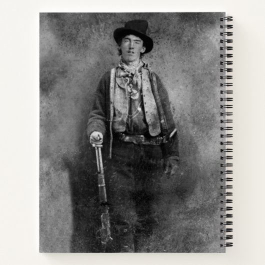 Henry McCarty, Billy de Wet Kid van het Oude Weste Notitieboek (Achterkant)