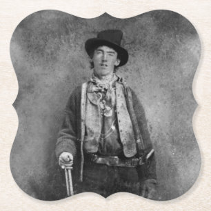 Henry McCarty, Billy het Outlaw Kind van de Oude W Kartonnen Onderzetters