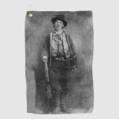Henry McCarty Billy, het Outlaw Kind van het Oude  Golfhanddoek (Voorkant)