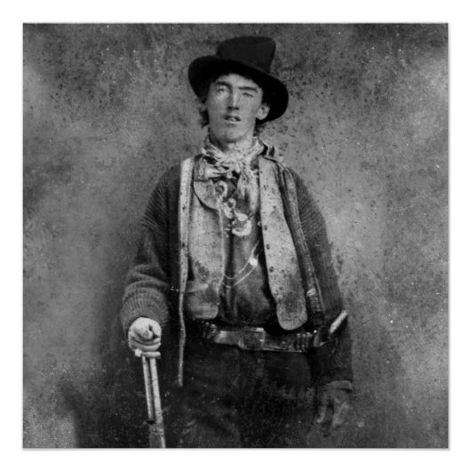 Henry McCarty Billy, het Outlaw Kind van het Oude  Perfect Poster (Voorkant)