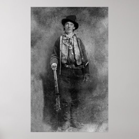 Henry McCarty Billy, het Outlaw Kind van het Oude  Poster (Voorkant)